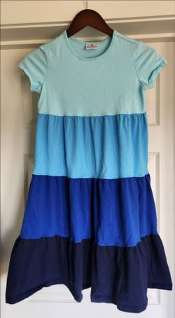 Hanna Andersson girls short sleeved dress (size 12)