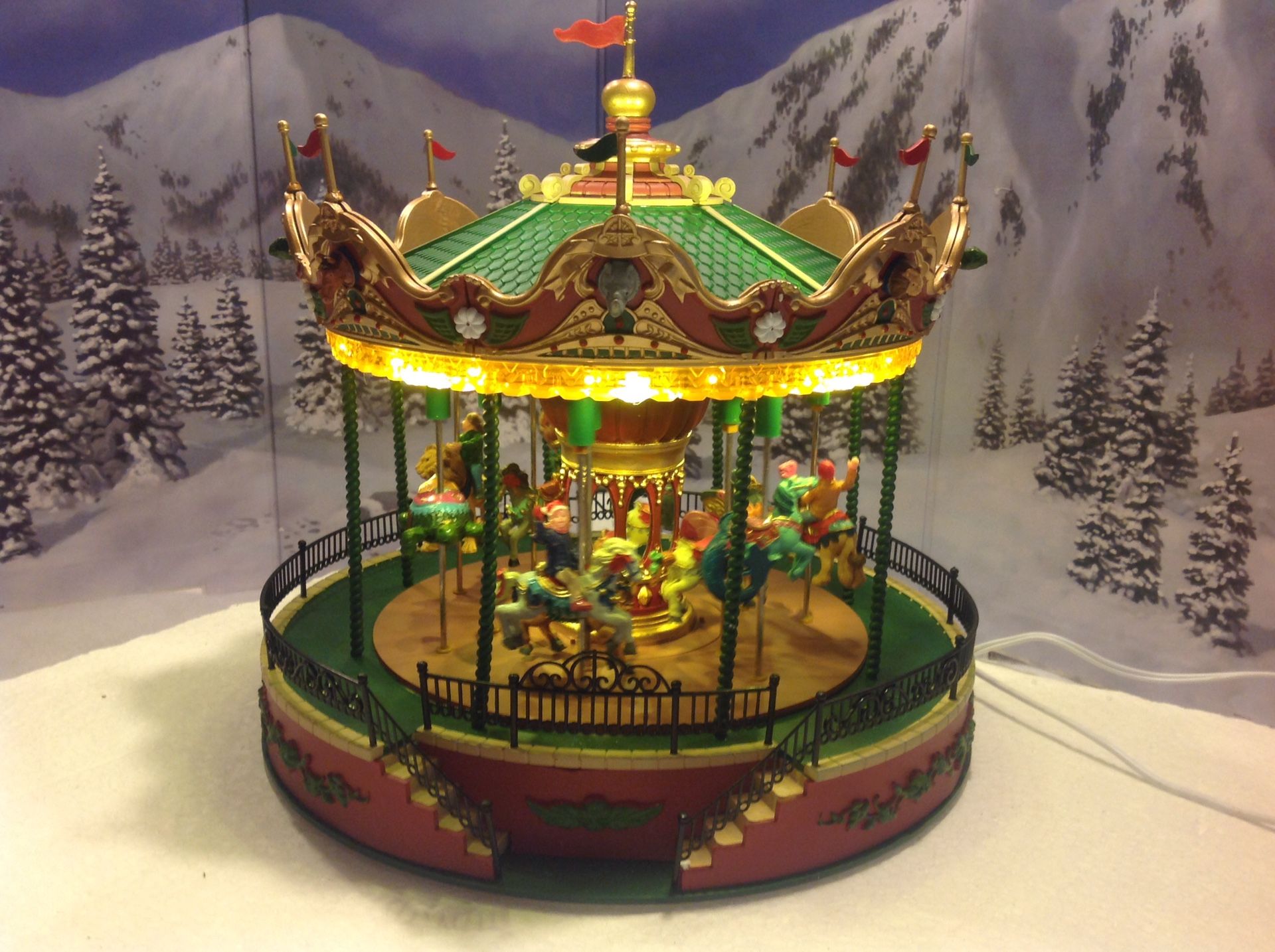 Lemax Christmas village, carousel