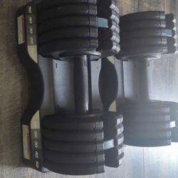 RAPID STRIKE 50 LB. ADJUSTABLE DUMBBELL SET