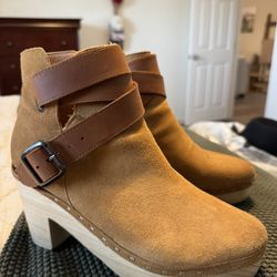 Free People Suede Booties