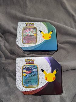 Pokemon 30th Celebration Sylveon & Greninja tins