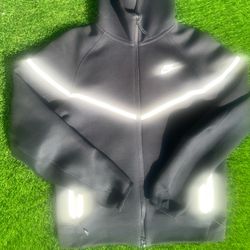 Black And White Reflective Nike Tech 