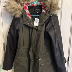 Torrid Parka-olive Green Size 0