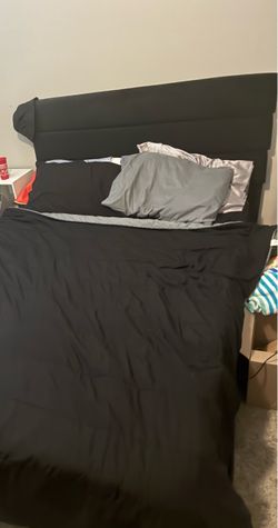 Memory foam mattress + headboard