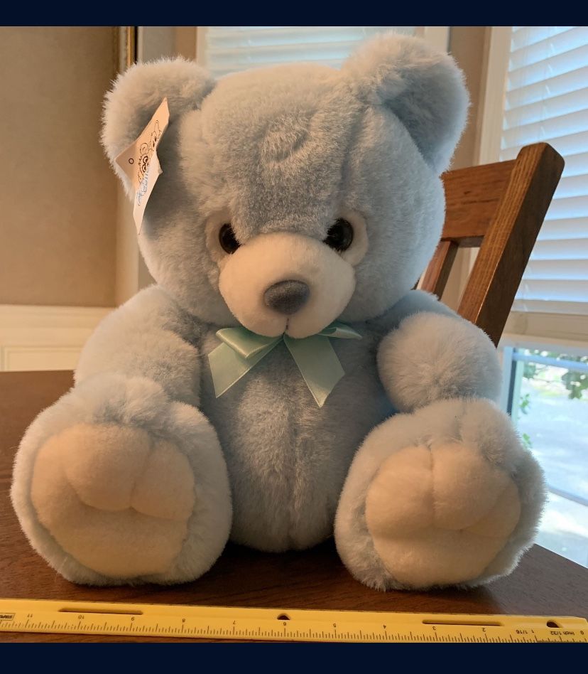 Blue Bear Stuffed Animal