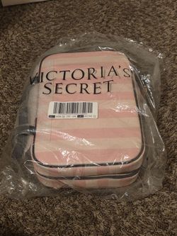 Victoria's Secret Pink Stripe Travel Case
