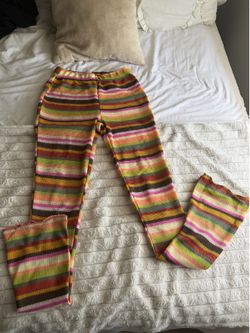 colored flare pants