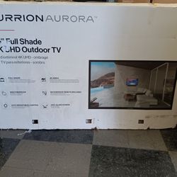 FURRION AURORA 65" INCH UHD OUTDOOR 4K SMART TV ACCESSORIES INCLUDED 