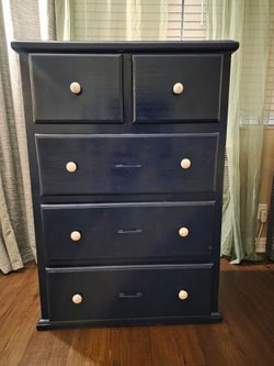 Blue dresser