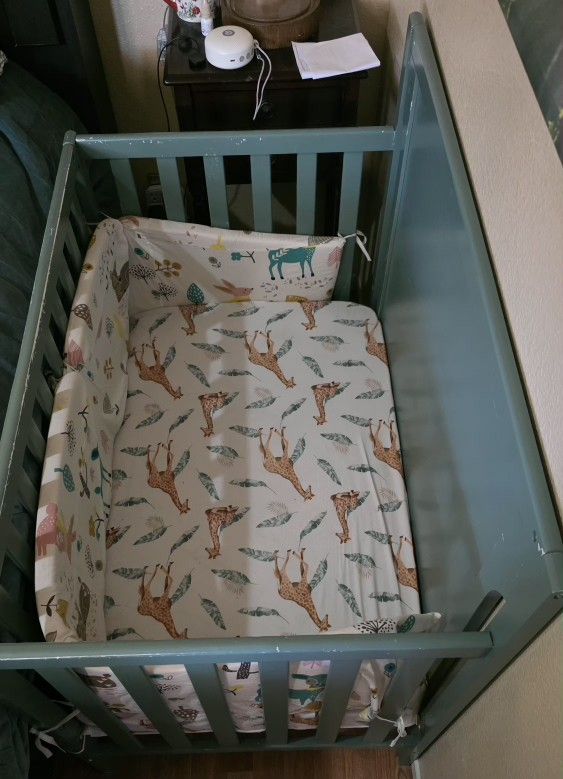 Baby Mini Crib With Mattress