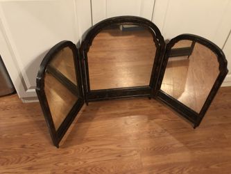 Antique oriental mirror