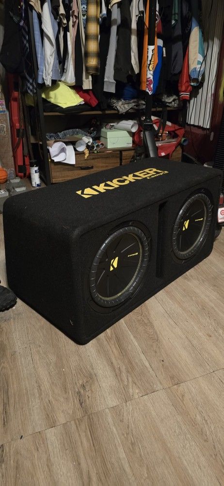 Kicker Speakers  44DCWC122 Dual 12" CompC Enclosure