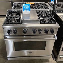 Viking 36’ Gas Stove 