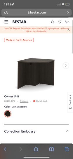 Bestar Corner Desk 