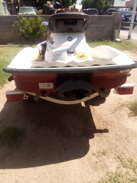 Jet Ski Hull And Trailor