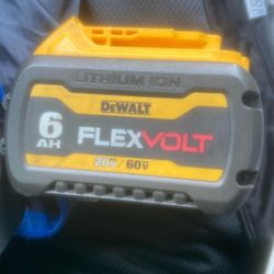 Dewalt  6ah Flex volt 