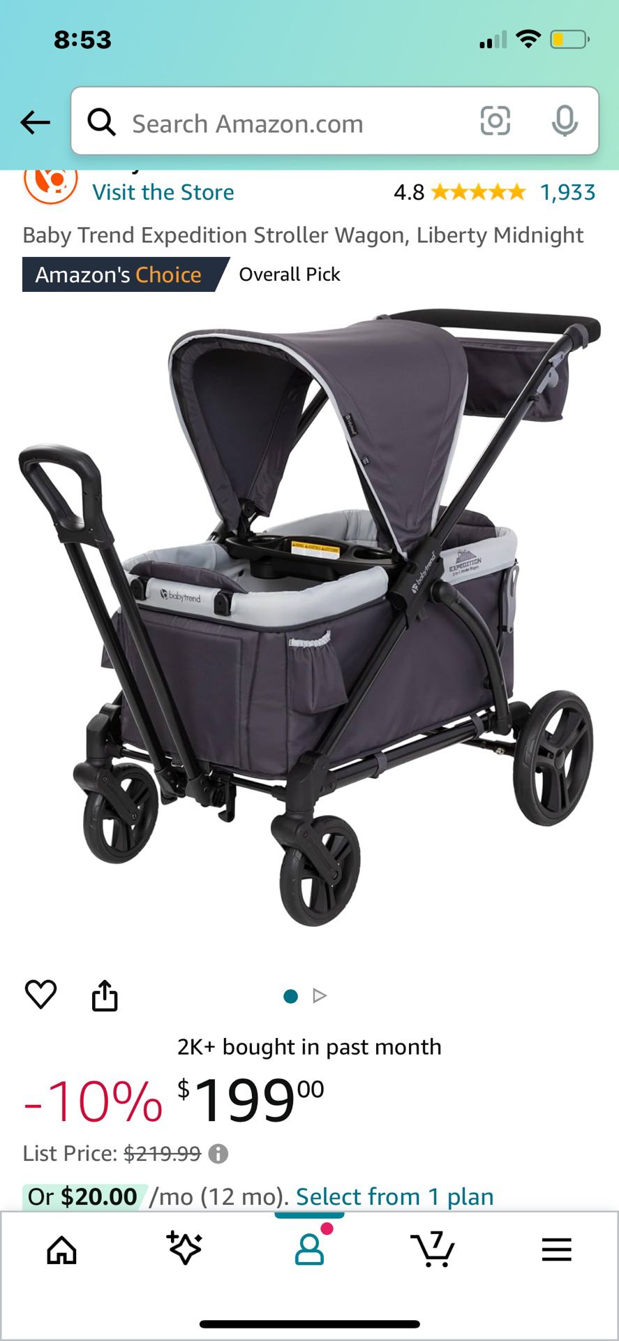 Brand new Unopened Baby Trend Expedition Stroller Wagon