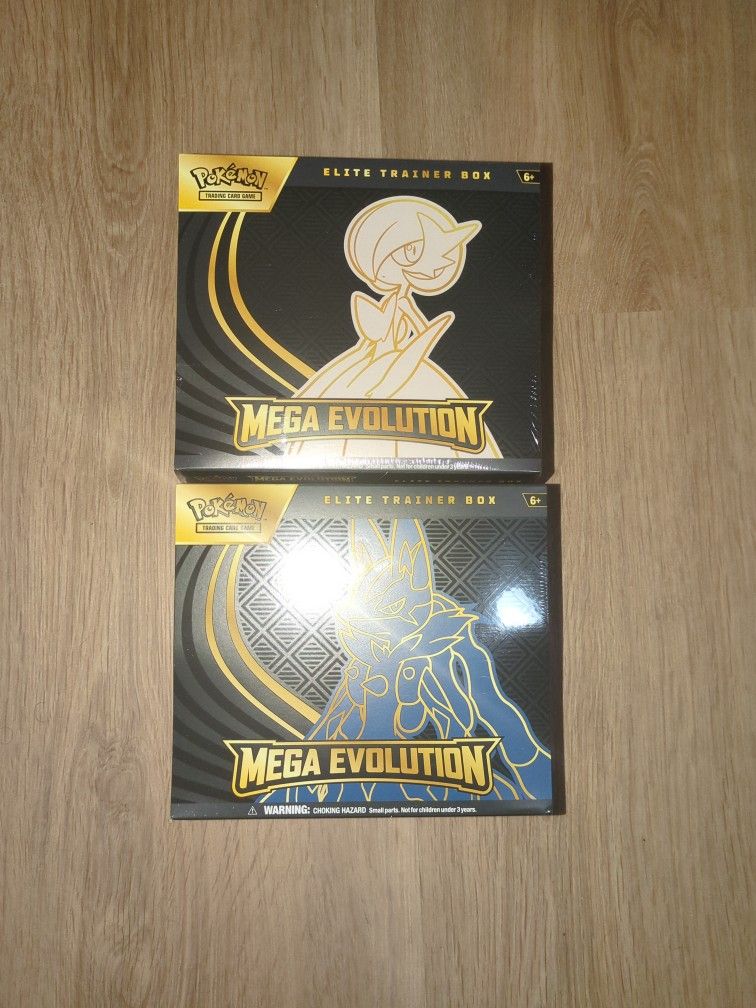 Pokemon Mega Evolutions Gardevoir and Lucario ETB Elite Trainer Box