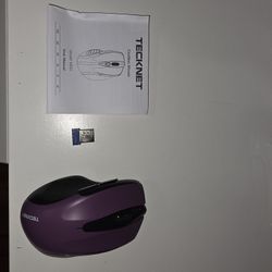 TeckNet Cordless Mouse Purple