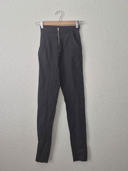 Windsor Faux Leather Skinny Pants Womens Small Black High Rise Zip