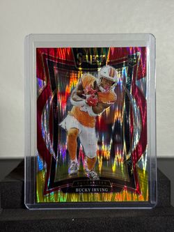 Bucky Irving Panini Select Rookie Card Buccaneers