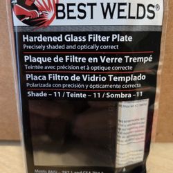 Best Welds Hardened Glass Filter Plate, Shade 11, 10 Pack