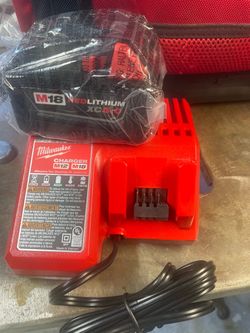 New Milwaukee M18 Charger And 5.0 Battery