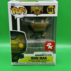 FUNKO POP! MARVEL GAMERVERSE- IRON MAN FIGURE #981 damaged corner 