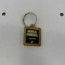 Supreme Nike World Famous Keychain