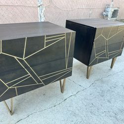 West Elm Road-Rabbit Bedside Tables End Tables Nightstands Cabinets Dressers.