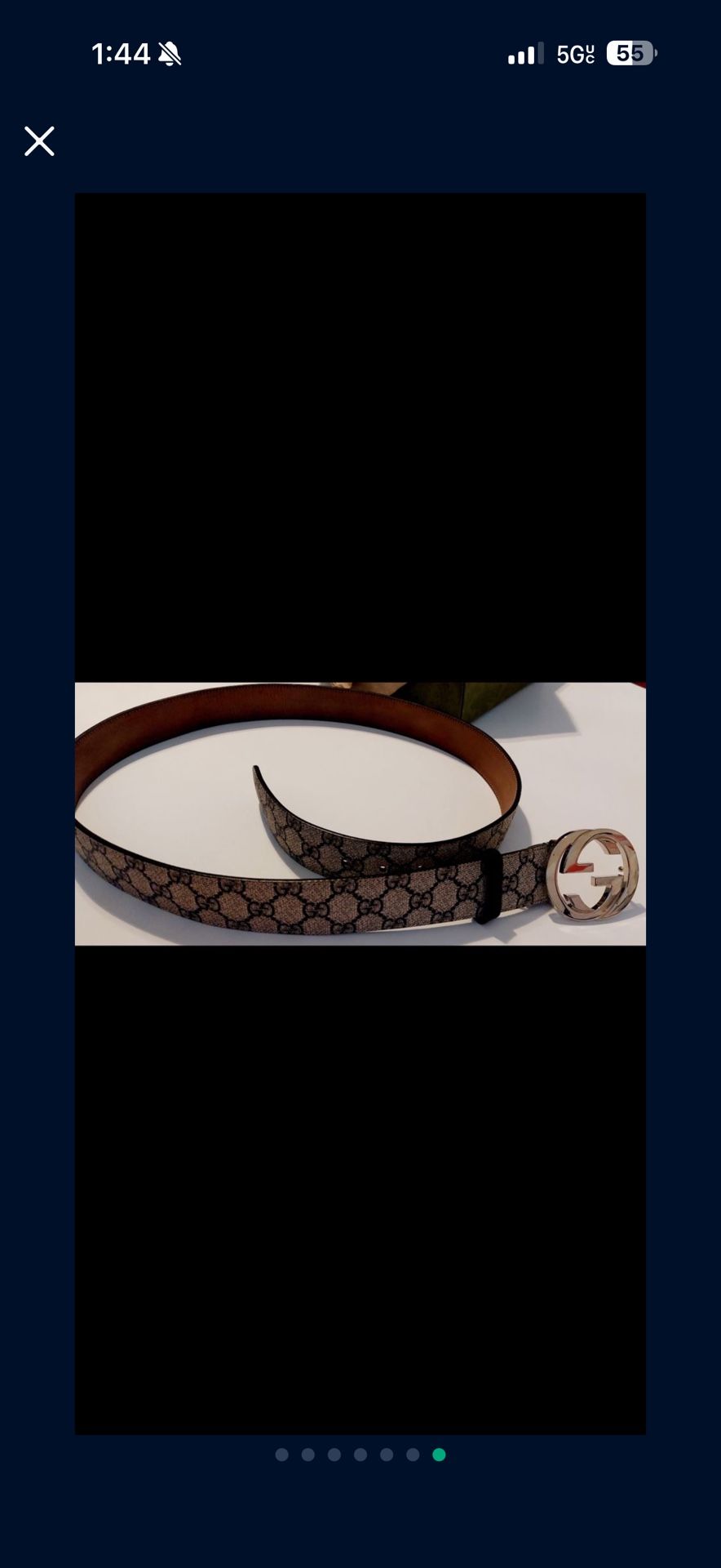 Authentic Men’s Gucci Belt Like New