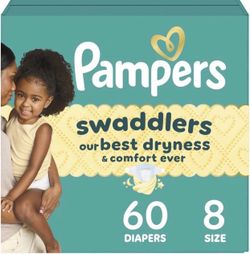 60 Pampers Cruisers (Size 8)