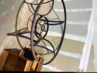 Metal base only outdoor patio table