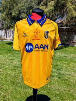 Song Lam Nghe An SLNA Vietnam Football Club Large 2024 Home Jersey Shirt NWT
