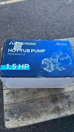 Hot tub pump