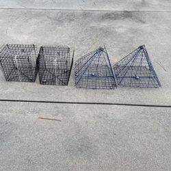 Set of 4 New Crab Traps, Used one time and In new condition.