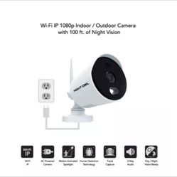 Night Owl Replacement WNIP-2LTA-BS Add On WiFi 1080p Security Cam