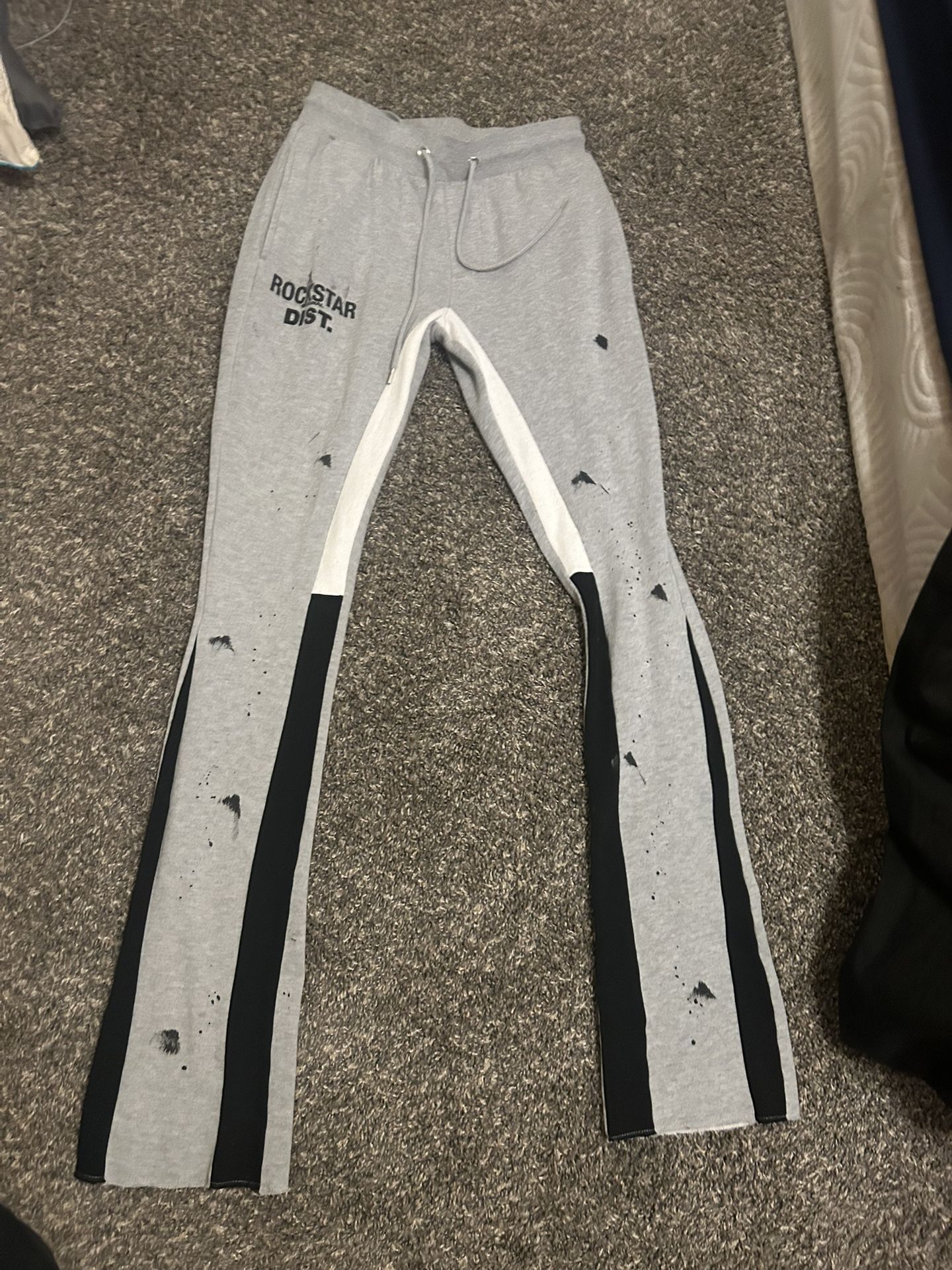 rockstar hoodie and matching stacked sweats