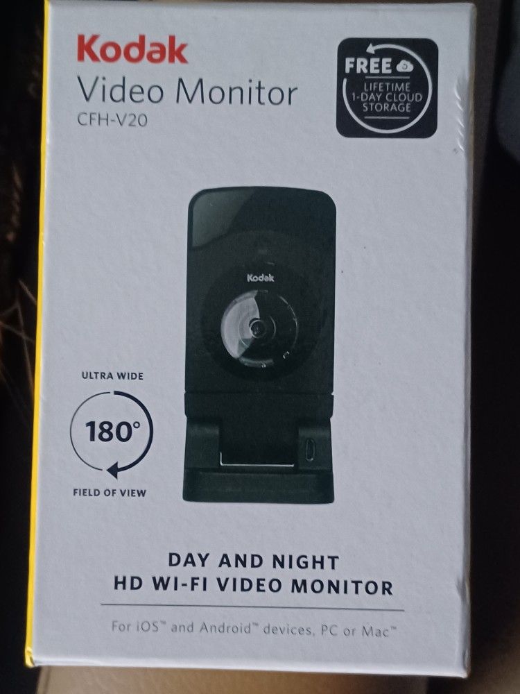 Kodak CFH-V20 - 180-Degree Panoramic HD WiFi Video Monitoring Surveillance Security Camera