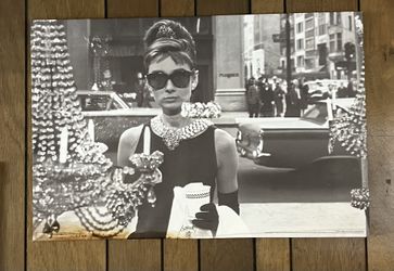 Audrey Hepburn Wall Art 36X24