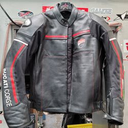Ducati Corse  Leather Jacket Size US 50 XL
