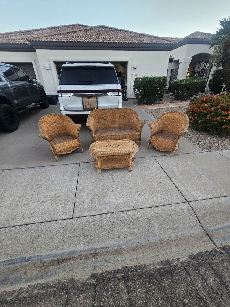 Wicker Patio Set