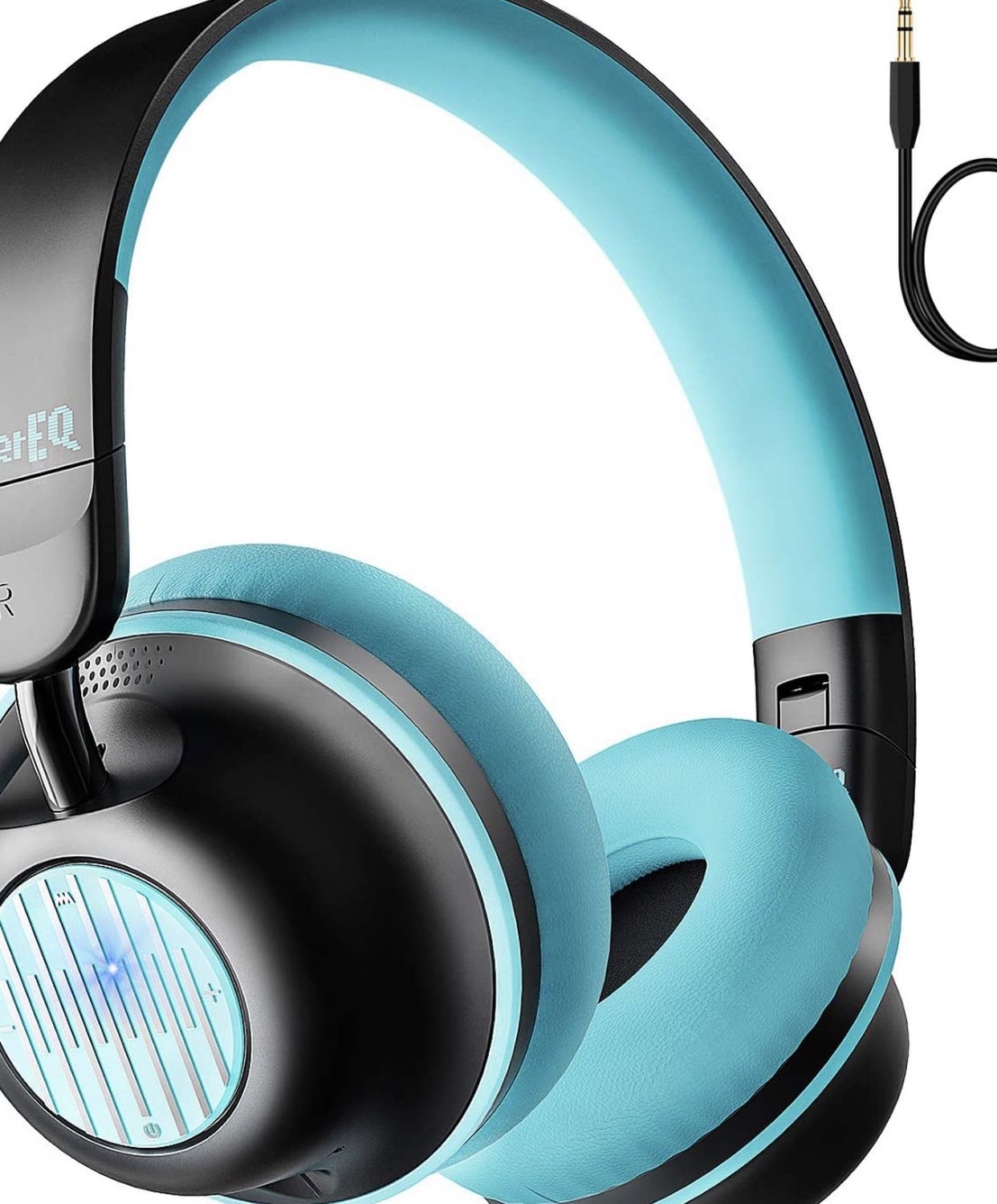 Active Noise Cancelling Headphones-SuperEQ S2 Bluetooth On Ear Headphones