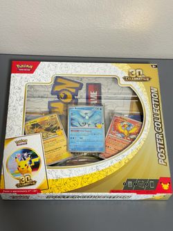 Pokémon TCG 30th Anniversary Celebration Poster Collection Box