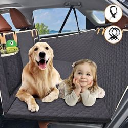 Hard Bottom Car Seat Cover for Dogs: Back Seat Extender
