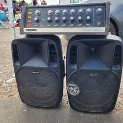 Speaker With Mixer 