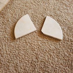 Marble Corner Shelves