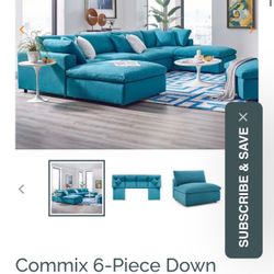 6 Piece Living Room Set