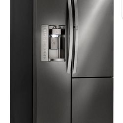 New LG Black Stainless French Door/ Drink Door Refrigerator 