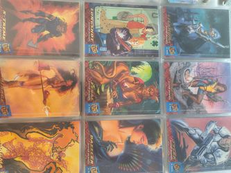 X men cards in sleeves perfect